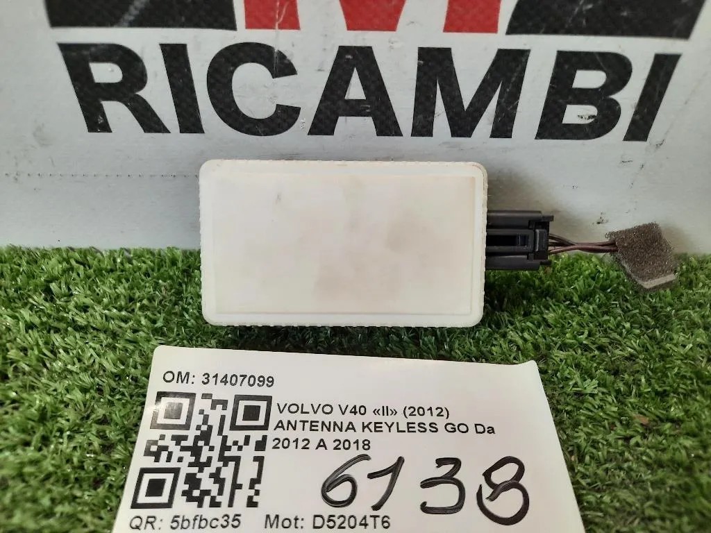 Antenna Keyless GO 31407099 TELECOMANDO KEYLESS Volvo V40 II 2012
