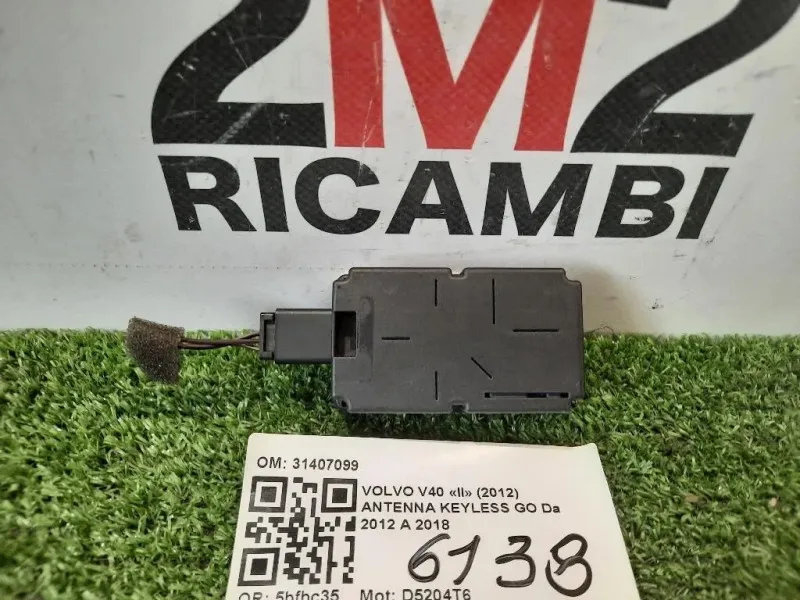 Antenna Keyless GO 31407099 TELECOMANDO KEYLESS Volvo V40 II 2012