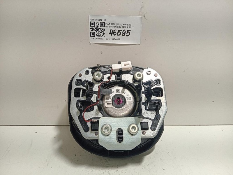 Air-bag Guidatore 735612116 Fiat 500L 2013