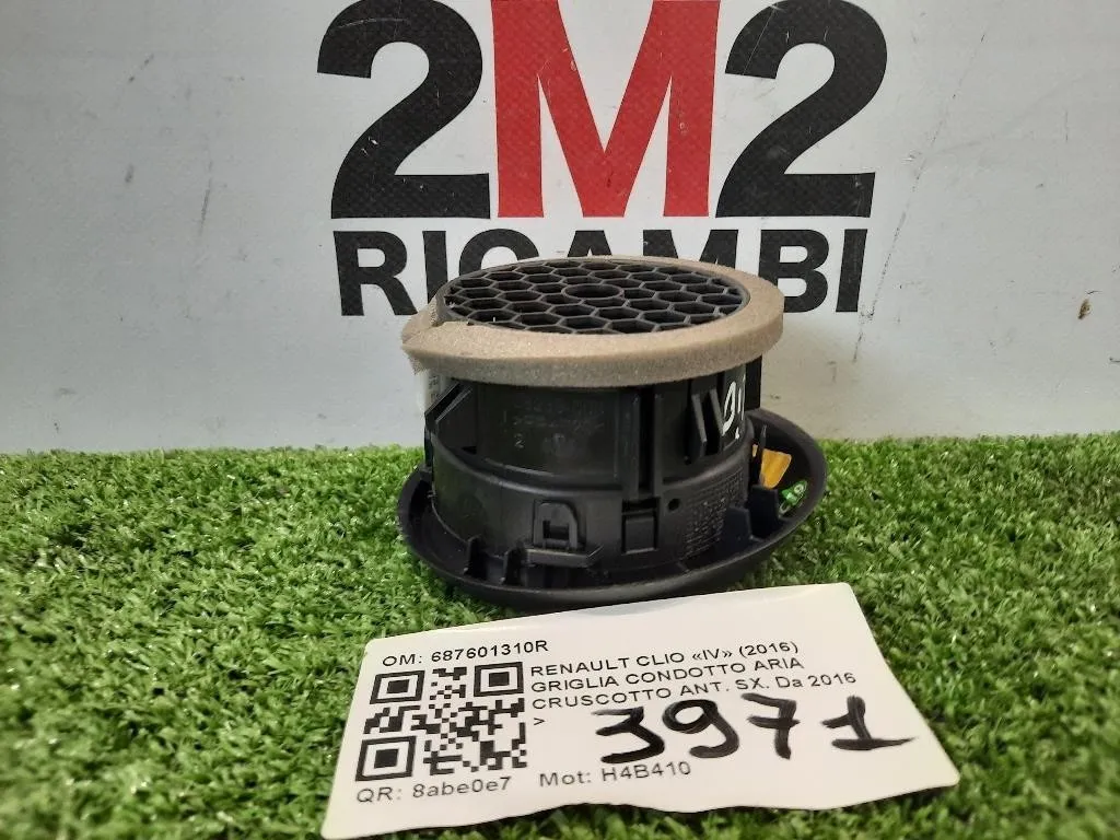 Griglia Condotto ARIA Cruscotto ANT SX 687601310R Renault CLIO IV 2016