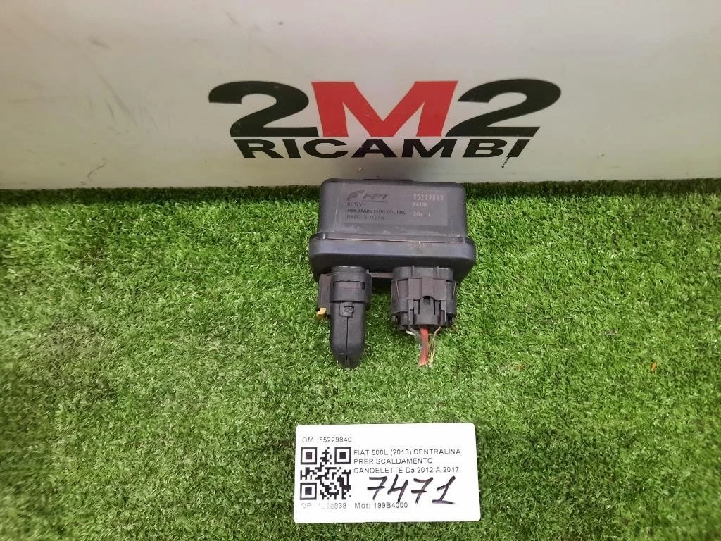 Centralina Preriscaldamento Candelette 55229840 Fiat 500L 2013