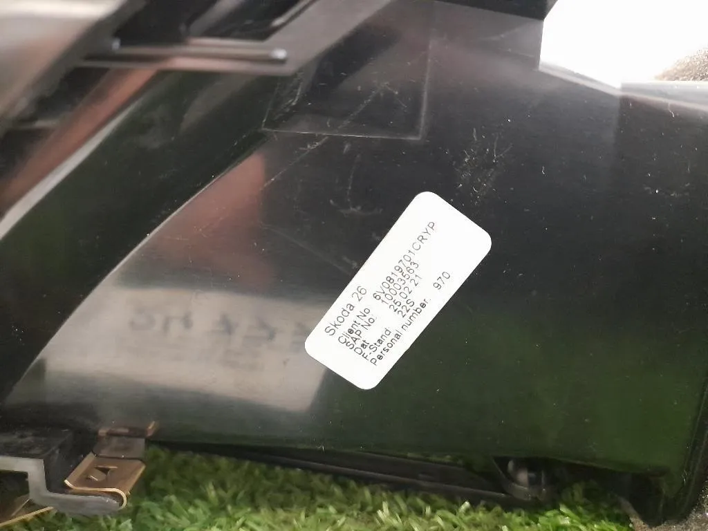 Griglia Condotto ARIA Cruscotto ANT SX 6V0819701C Skoda Fabia NJ3 2018