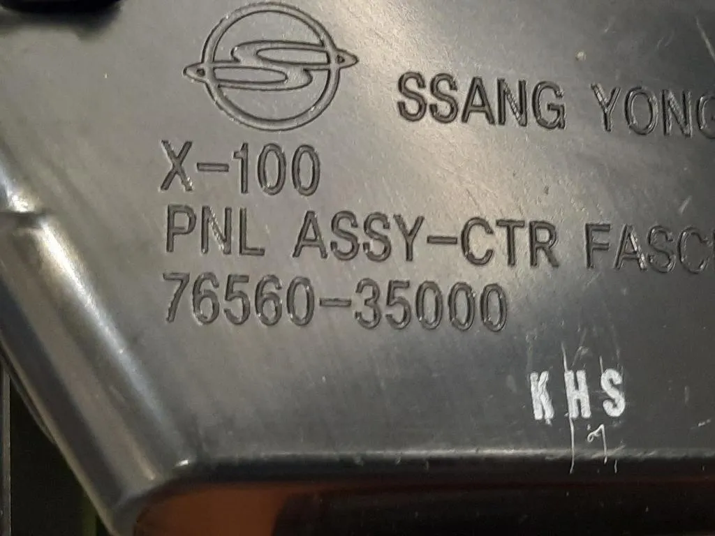 Griglia Condotto ARIA Cruscotto ANT SX 76560-35000 Ssangyong Tivoli 2015