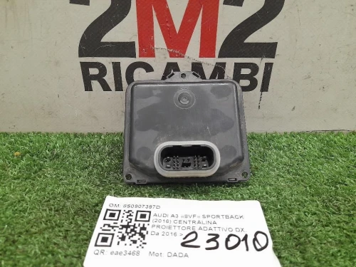 Centralina Proiettore Adattivo DX 8S0907397D Audi A3 8VF Sportback 2016