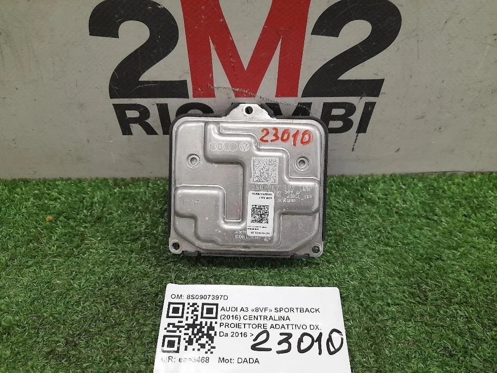 Centralina Proiettore Adattivo DX 8S0907397D Audi A3 8VF Sportback 2016