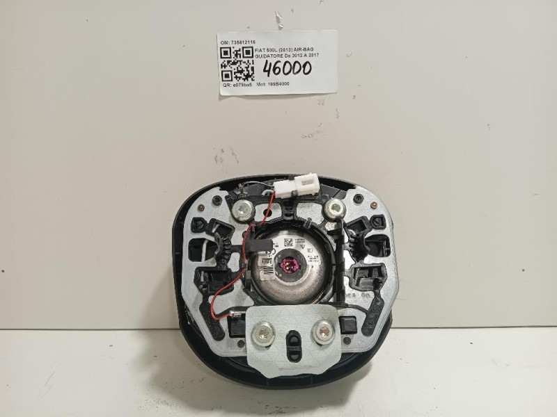 Air-bag Guidatore 735612116 Fiat 500L 2013