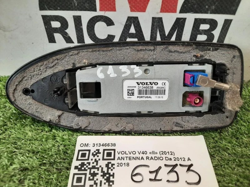 Antenna Radio 31346638 PINNA DI SQUALO Volvo V40 II 2012