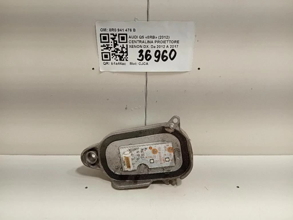 Centralina Proiettore Xenon DX 8R0 941 476 B Audi Q5 8RB 2012