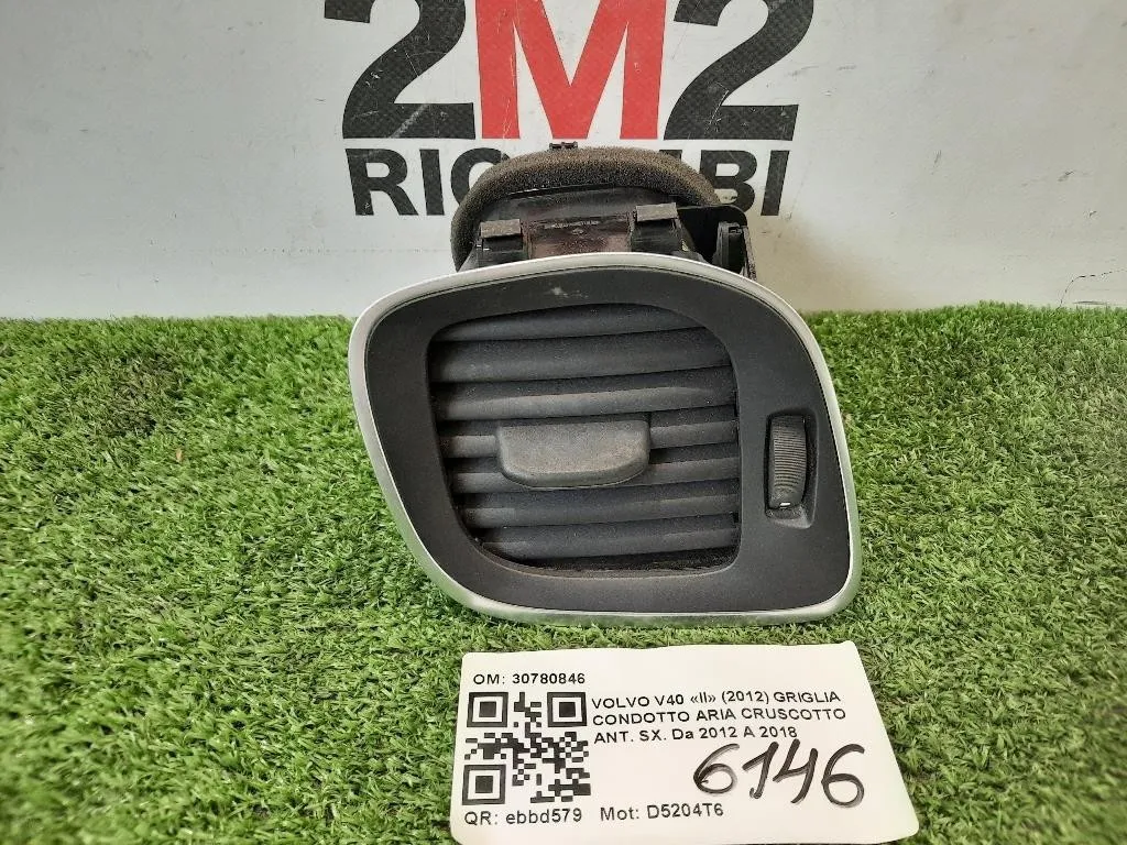 Griglia Condotto ARIA Cruscotto ANT SX 30780846 Volvo V40 II 2012