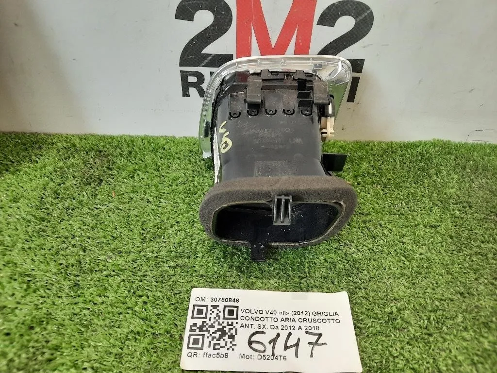 Griglia Condotto ARIA Cruscotto ANT SX 30780846 Volvo V40 II 2012