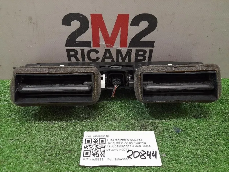 Griglia Condotto ARIA Cruscotto Centrale 1560883800 Alfa Romeo Giulietta 2010