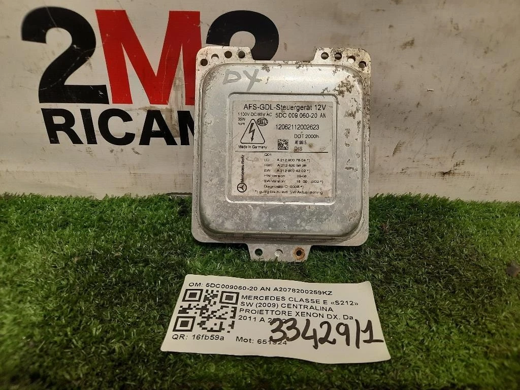 Centralina Proiettore Xenon DX 5DC009060-20 AN A2078200259KZ Mercedes Classe E S212 SW 2009