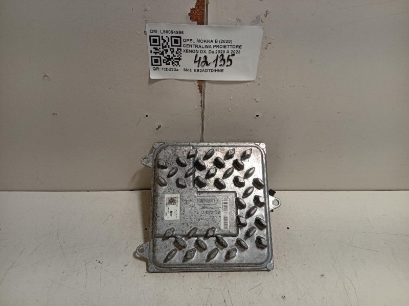 Centralina Proiettore Xenon DX L90094996 Opel Mokka B 2020
