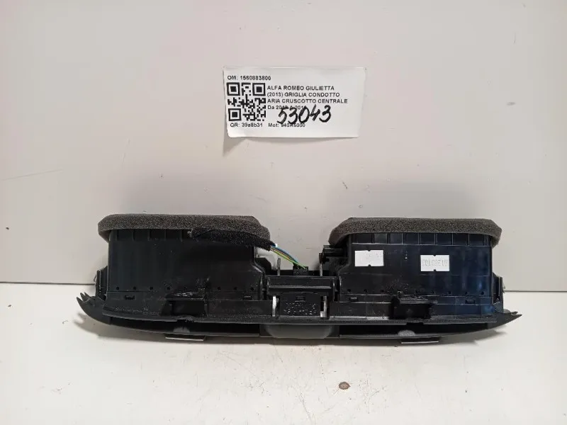 Griglia Condotto ARIA Cruscotto Centrale 1560883800 Alfa Romeo Giulietta 2013