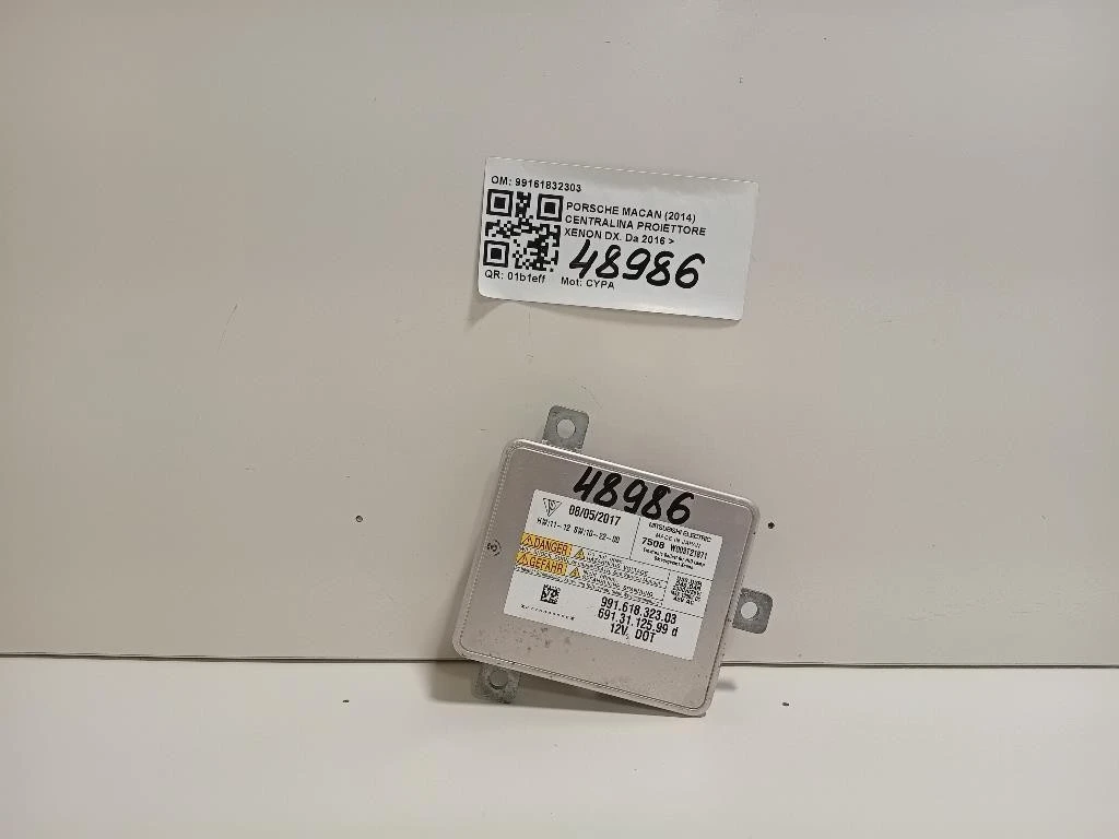 Centralina Proiettore Xenon DX 99161832303 Porsche Macan I 2014