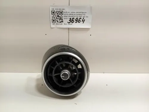 Griglia Condotto ARIA Cruscotto Centrale 8X2820951 Audi A1 8XA Sportback 2012