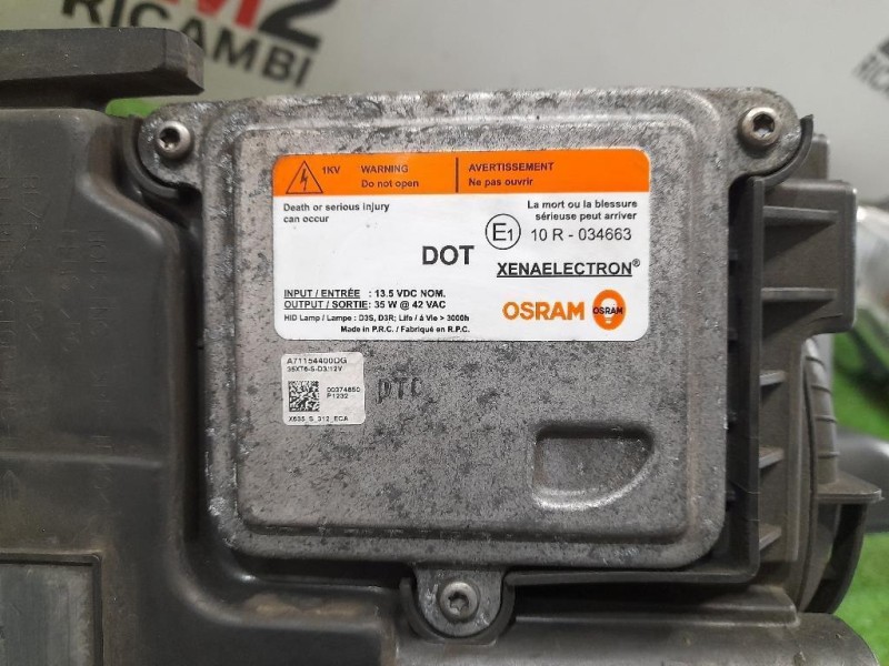Centralina Proiettore Xenon SX A71154400DG Land Rover Range Rover Evoque I 2011