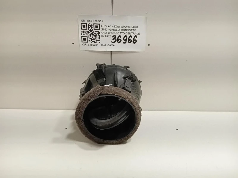 Griglia Condotto ARIA Cruscotto Centrale 8X2820951 Audi A1 8XA Sportback 2012
