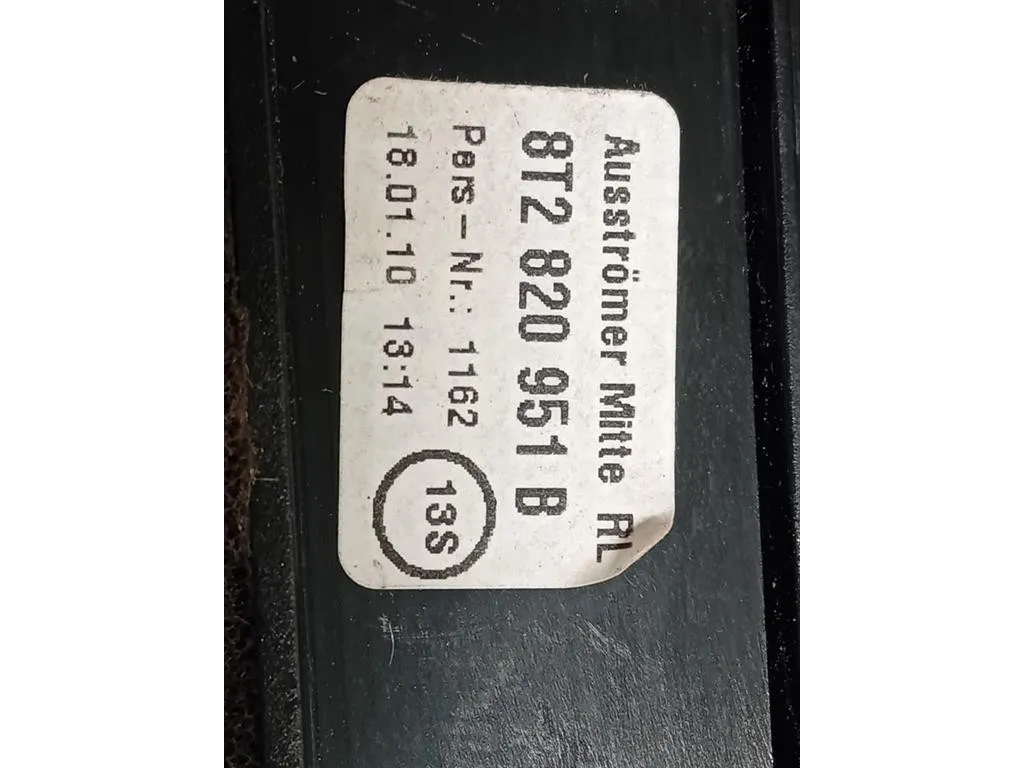 Griglia Condotto ARIA Cruscotto Centrale 8T2 820 951 B Audi A4 8K2 2012