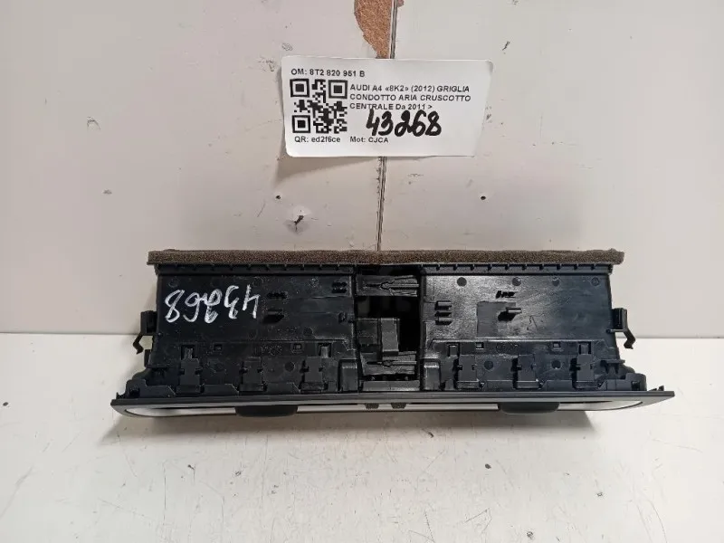 Griglia Condotto ARIA Cruscotto Centrale 8T2 820 951 B Audi A4 8K2 2012