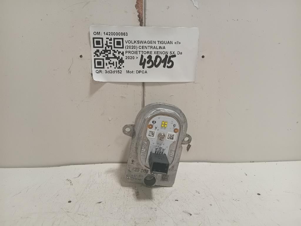 Centralina Proiettore Xenon SX 1420000863 Volkswagen Tiguan II 2020