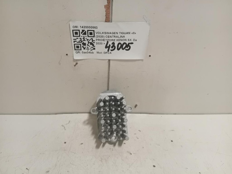 Centralina Proiettore Xenon SX 1420000863 Volkswagen Tiguan II 2020