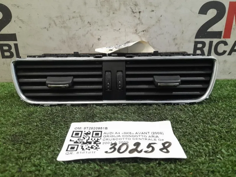 Griglia Condotto ARIA Cruscotto Centrale 8T2820951B Audi A4 8K5 Avant 2008