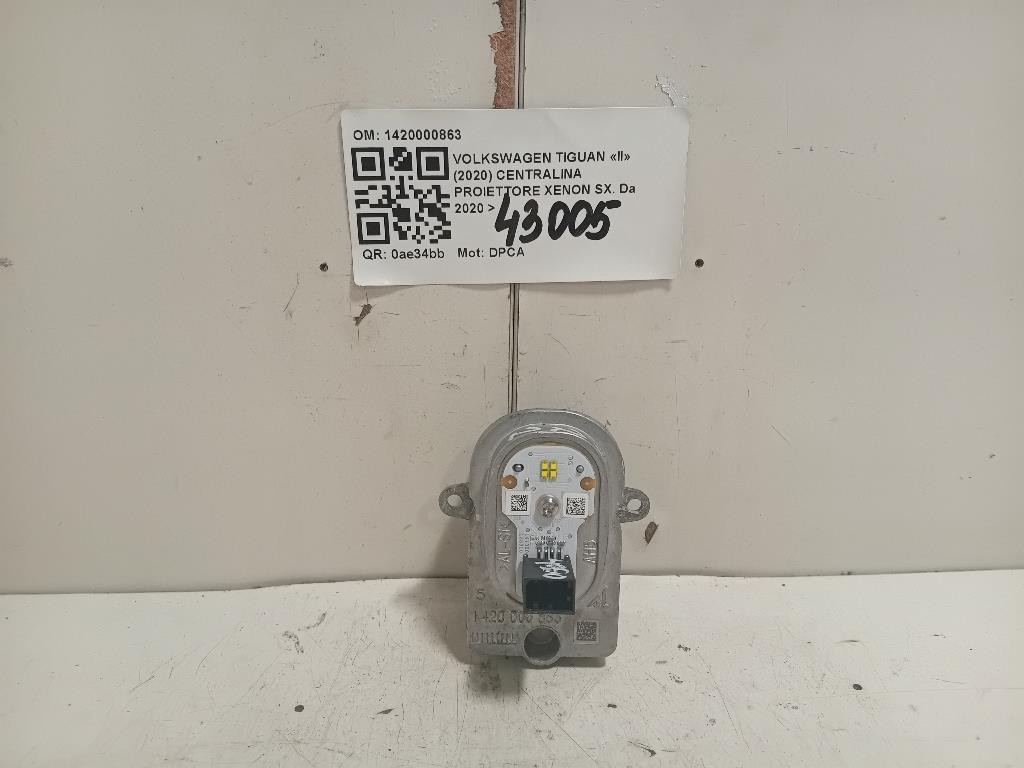 Centralina Proiettore Xenon SX 1420000863 Volkswagen Tiguan II 2020