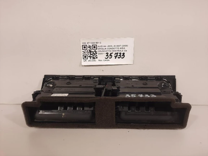 Griglia Condotto ARIA Cruscotto Centrale 8T1820951C Audi A4 8K5 Avant 2008