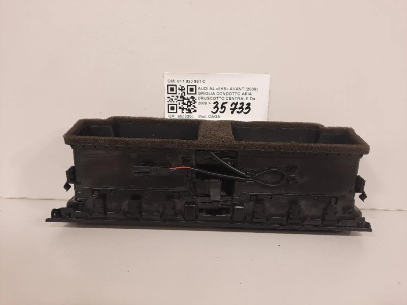 Griglia Condotto ARIA Cruscotto Centrale 8T1820951C Audi A4 8K5 Avant 2008