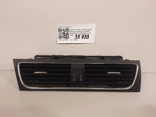Griglia Condotto ARIA Cruscotto Centrale 8T1820951C Audi A4 8K5 Avant 2008