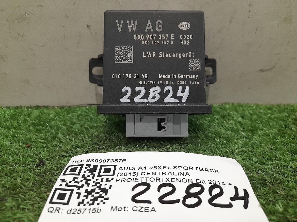 Centralina Proiettori Xenon 8X0907357E Audi A1 8XF Sportback 2015