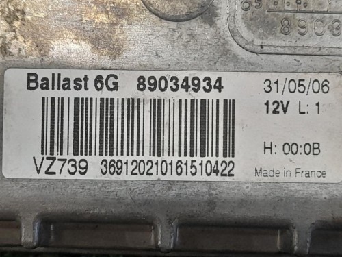 Centralina Proiettori Xenon 89034934 Bmw Serie 1 E81 Berlina 2005