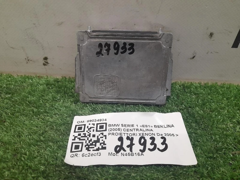 Centralina Proiettori Xenon 89034934 Bmw Serie 1 E81 Berlina 2005