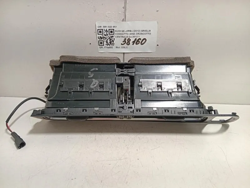 Griglia Condotto ARIA Cruscotto Centrale 8R1820951LLBFS Audi Q5 8RB 2012