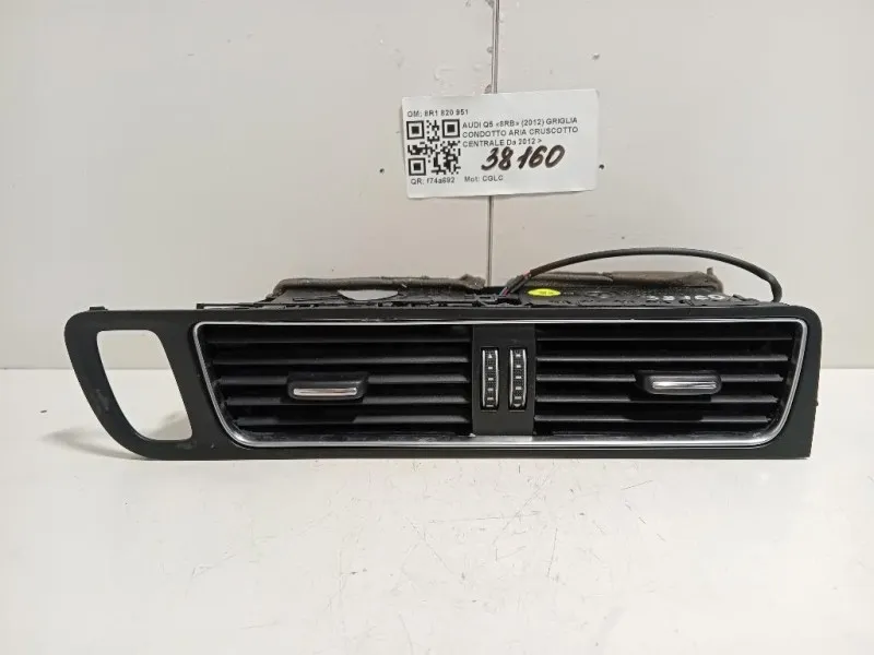 Griglia Condotto ARIA Cruscotto Centrale 8R1820951LLBFS Audi Q5 8RB 2012
