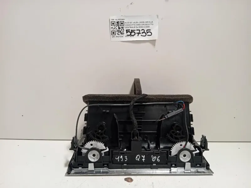 Griglia Condotto ARIA Cruscotto Centrale 4L0820951 Audi Q7 4LB 2006