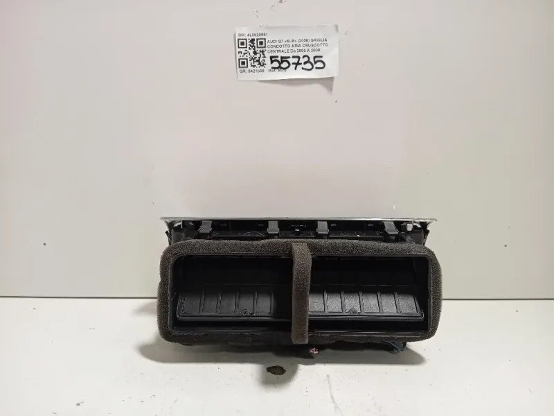Griglia Condotto ARIA Cruscotto Centrale 4L0820951 Audi Q7 4LB 2006