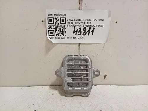 Centralina Proiettori Xenon 199660-00 Bmw Serie 3 F31 Touring 2012