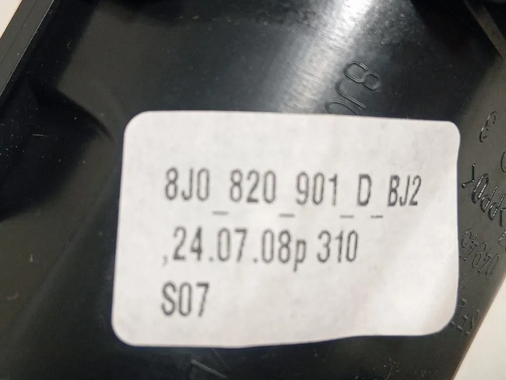 Griglia Condotto ARIA Cruscotto Centrale 8J0820901D Audi TT 8J3 2007