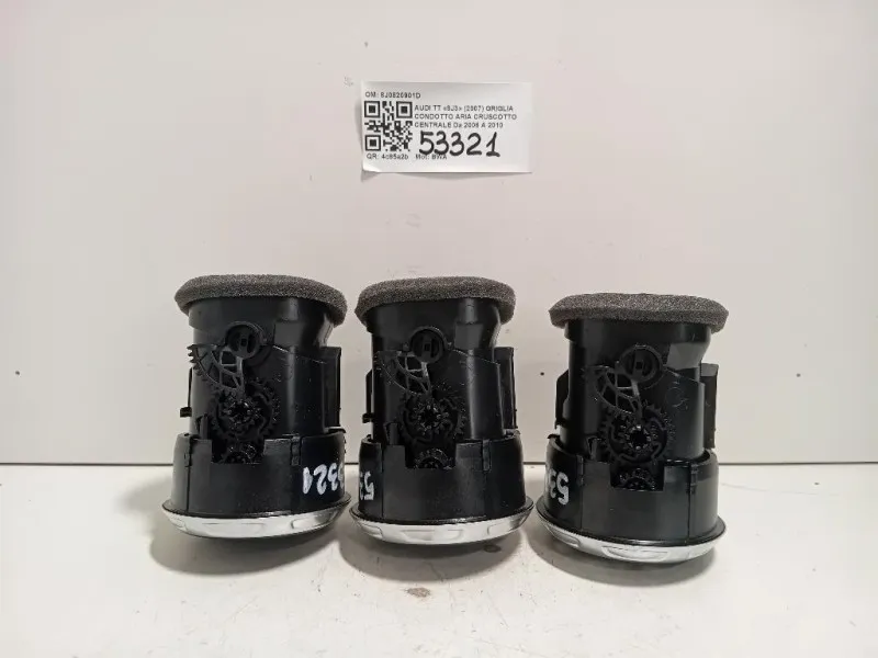 Griglia Condotto ARIA Cruscotto Centrale 8J0820901D Audi TT 8J3 2007