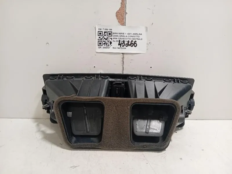 Griglia Condotto ARIA Cruscotto Centrale 7059189 Bmw Serie 1 E87 Berlina 2005