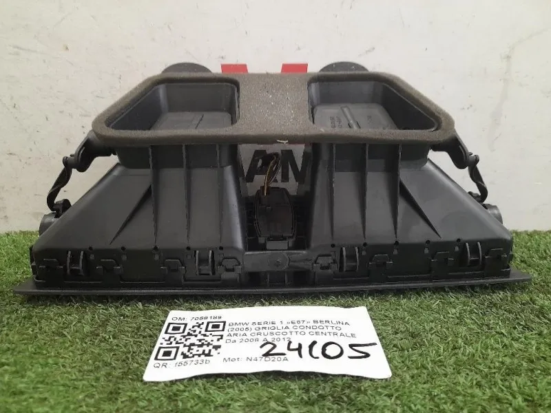 Griglia Condotto ARIA Cruscotto Centrale 7059189 Bmw Serie 1 E87 Berlina 2005