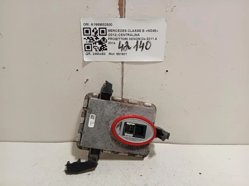 Centralina Proiettori Xenon A1669002800 Mercedes Classe B W246 2012