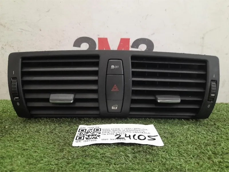 Griglia Condotto ARIA Cruscotto Centrale 7059189 Bmw Serie 1 E87 Berlina 2005