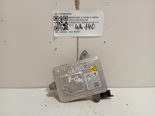 Centralina Proiettori Xenon A1669002800 Mercedes Classe B W246 2012