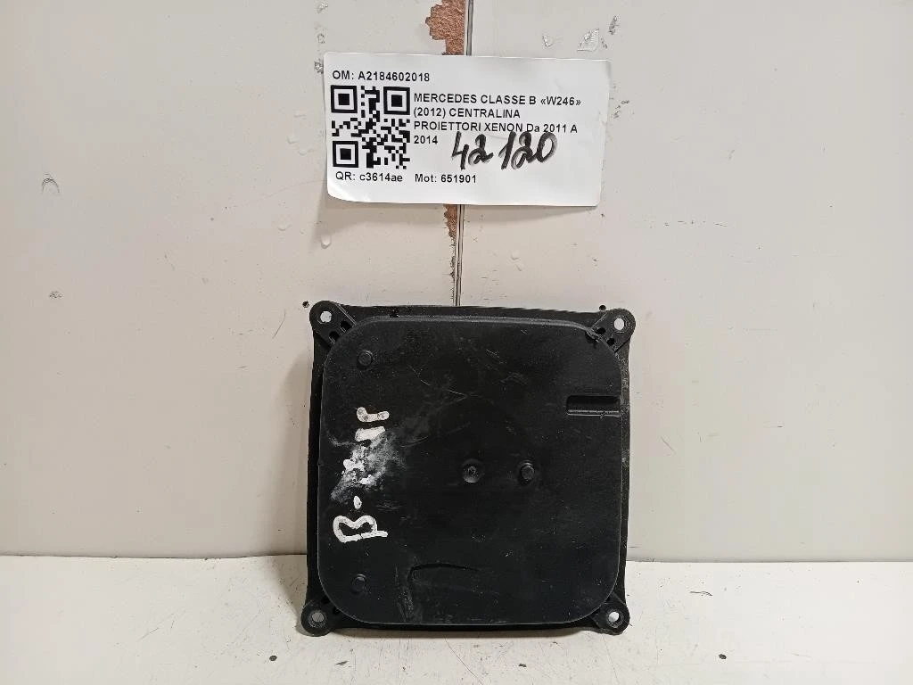 Centralina Proiettori Xenon A2184602018 Mercedes Classe B W246 2012