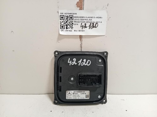 Centralina Proiettori Xenon A2184602018 Mercedes Classe B W246 2012