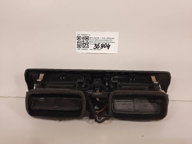 Griglia Condotto ARIA Cruscotto Centrale 9205357-13 Bmw Serie 1 F20 Berlina 2012