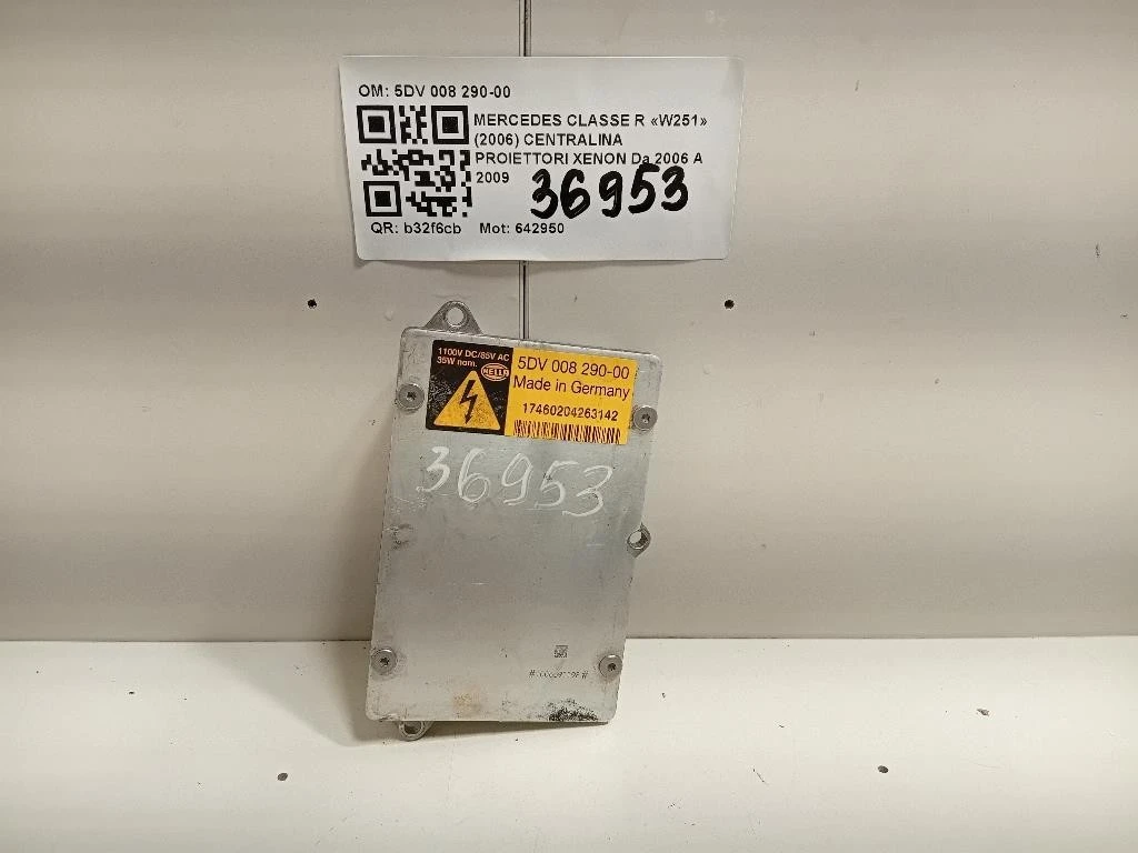 Centralina Proiettori Xenon 5DV 008 290-00 Mercedes Classe R W251 2006